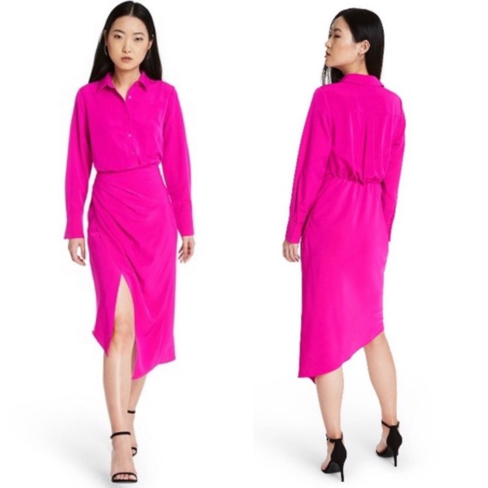 NWOT Cushnie X Target wrap shirtdress size 4